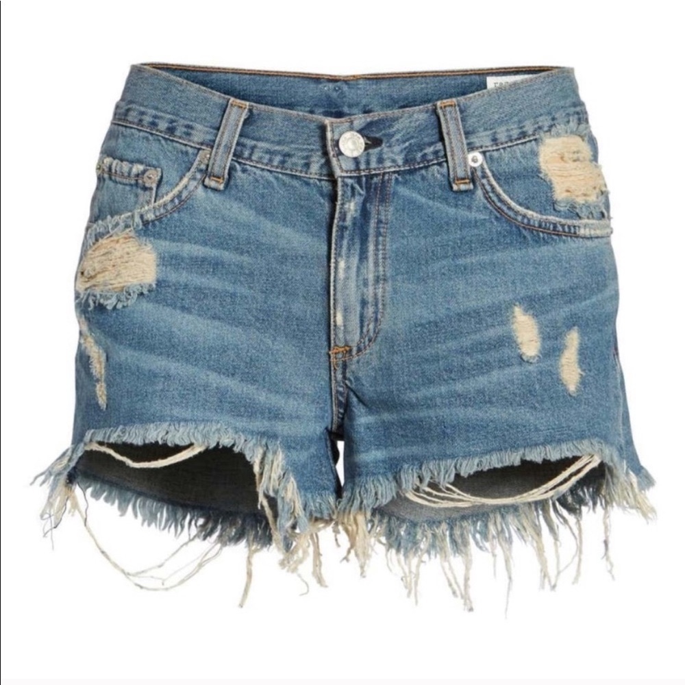 NWOT Rag & Bone Washed Denim Shorts - Picture 5 of 7